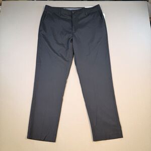 NWT Grand Slam Performance Mens Golf Pants Chino Stretch 360 Black/Caviar 36X30